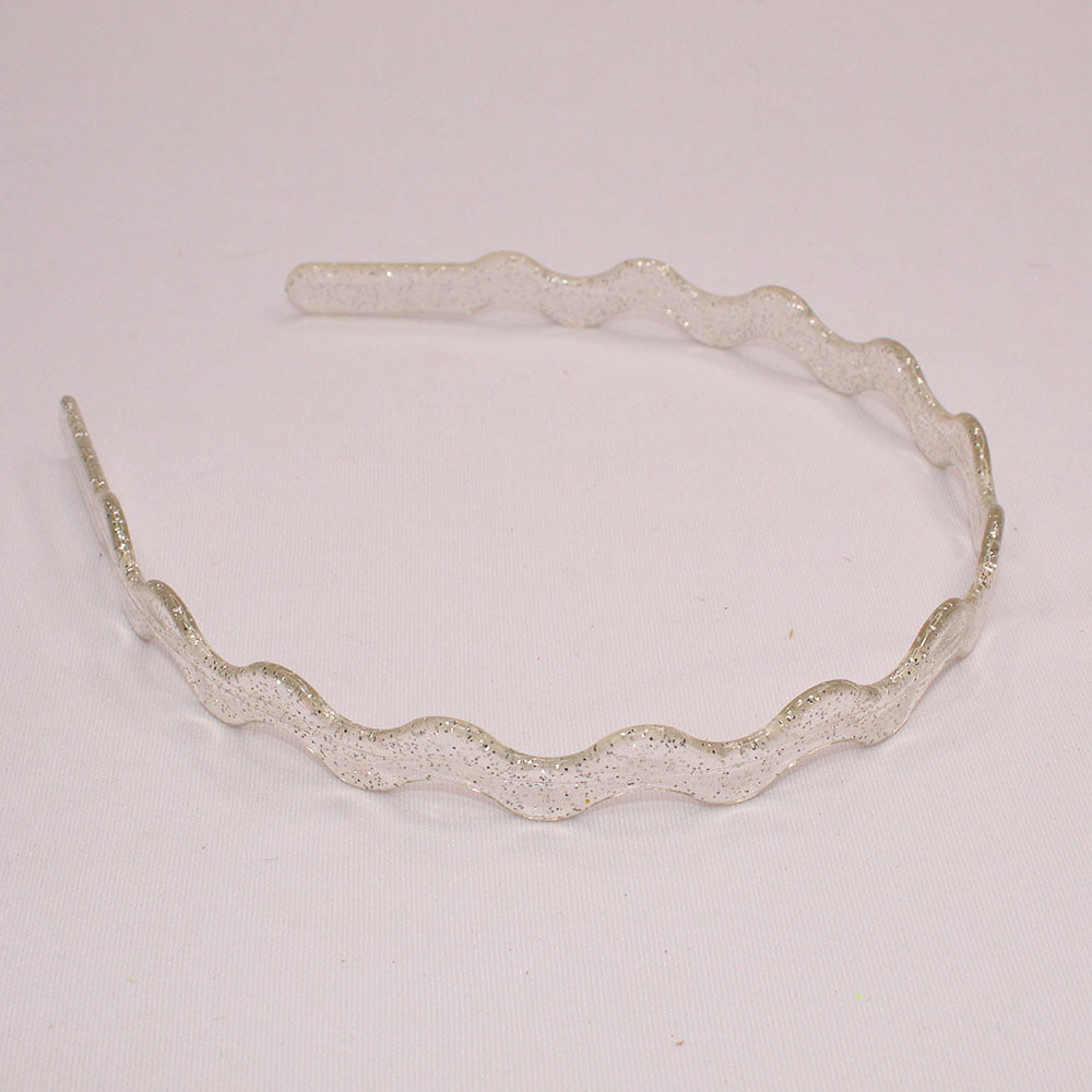 Tiara de Plástico Ondulada - 10 mm