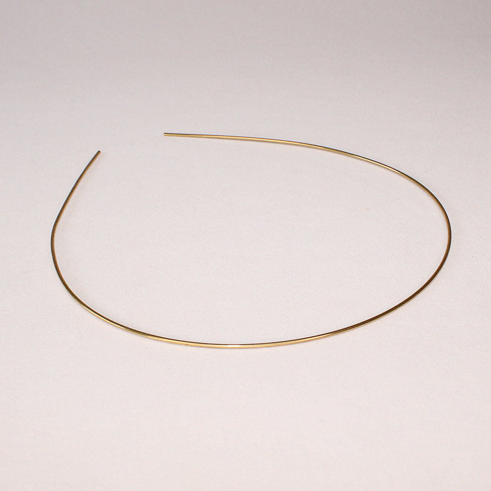 Tiara ( tiara / arco ) - 1,5 mm Metal - Para miçangas e pérolas