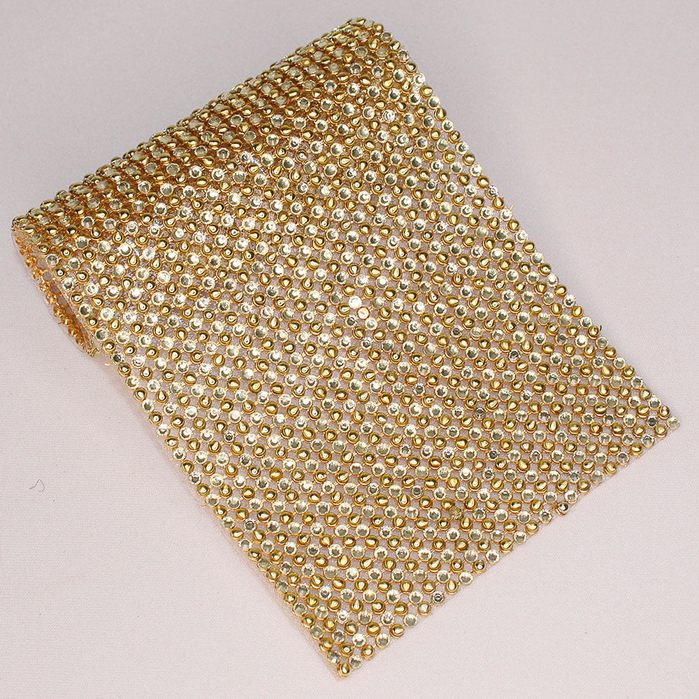 Manta Dourada com Spike e Cristal 10 x 22 cm