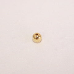 Entremeio Dourado Bola Lisa - 4 mm - 10 gramas
