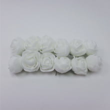 Mini rosas de EVA - Branca