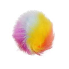 Pompom de Pelucia 7 cm - Multicolor