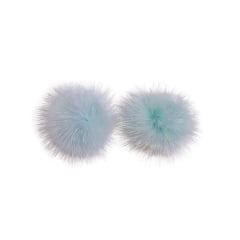 Pompom pelinho de Poliéster - Azul