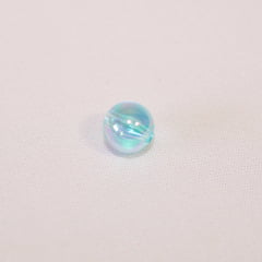 Bola Lisa Irisada Translucida - 10 mm - Azul Claro 50g