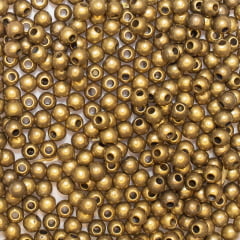 Entremeio bronze Bola - 4 mm - 10 gramas 
