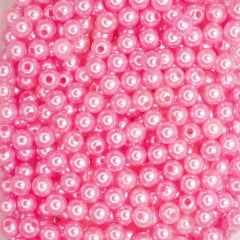 Pérola inteira - 5 mm Rosa