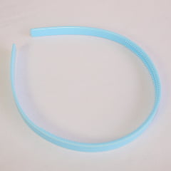 Tiara de Plástico - C/ Dentinho Azul - Largura 8 mm 